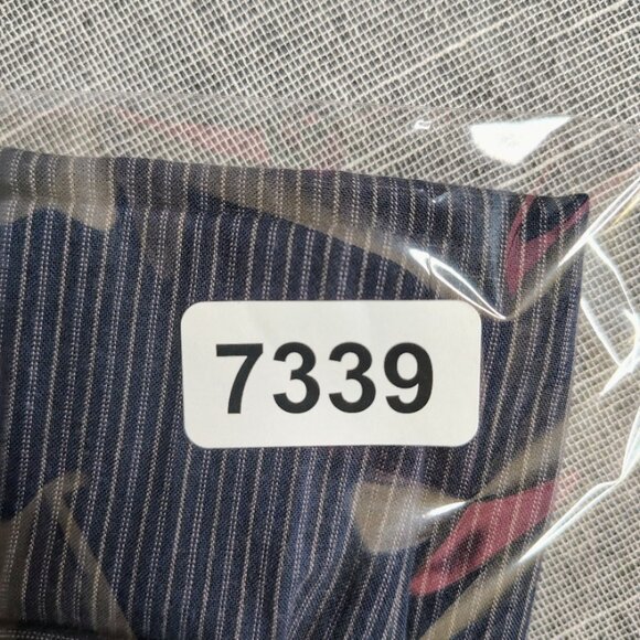 John Varvatos LS Shirt Size XXL Blue Striped Cotton Long Sleeve Button Down Mens - Picture 10 of 10